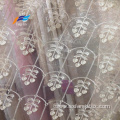 Fancy Embroideted Sheer Voile Window Curtain Fabric